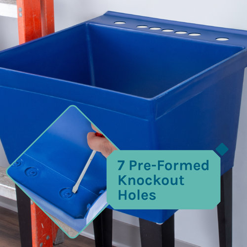 UtilitySink 22.875 In. X 23.5 In. 19 Gallon Thermoplastic Utility Sink